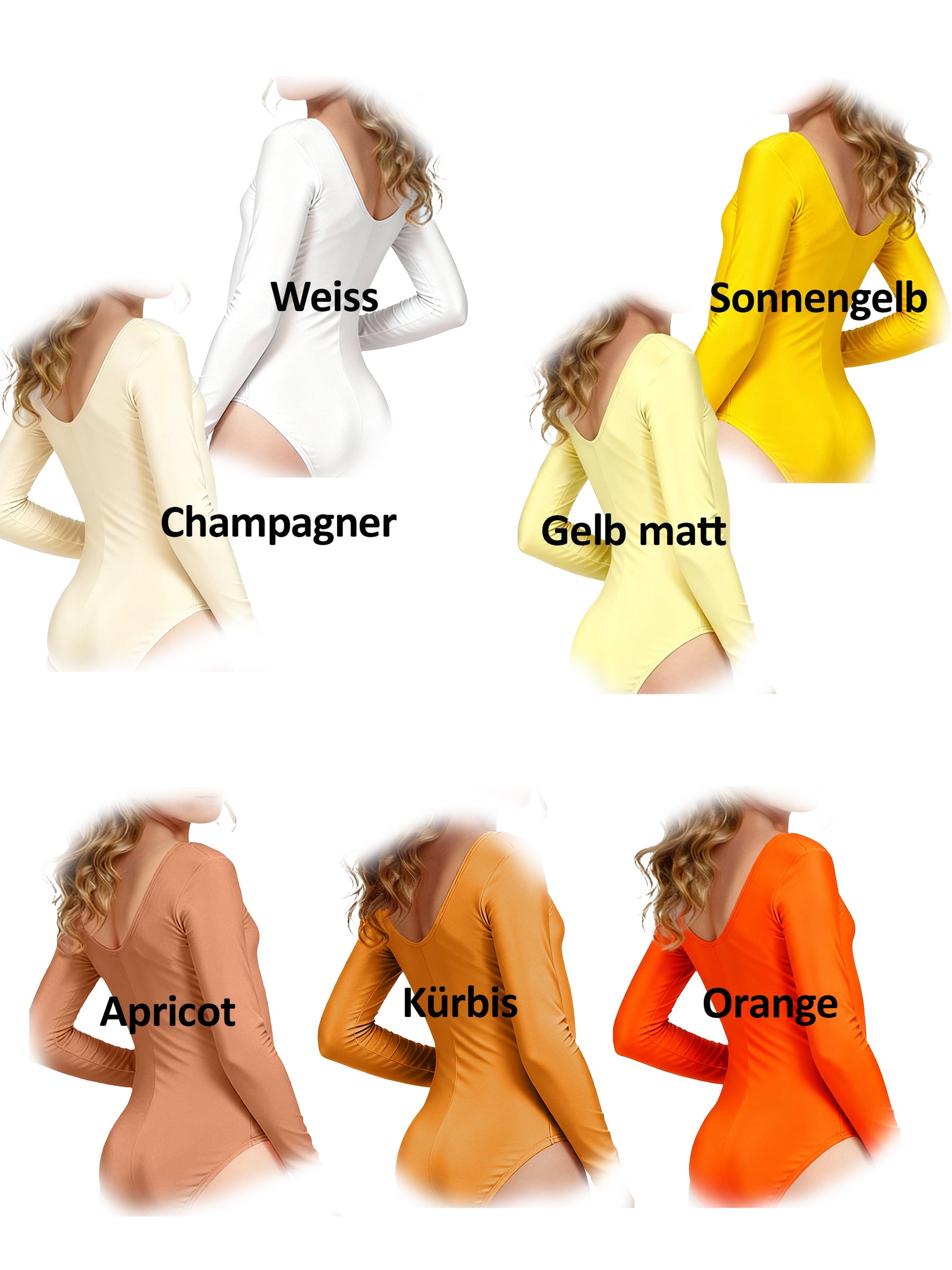 B109G Kinder Trikot Marke TKS  Langarm Stretch-Stoff glänzend TKS Tanz-Kostueme-Schuhe