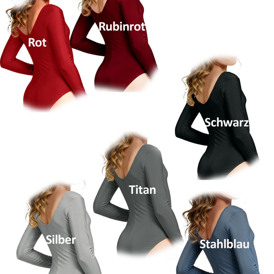 B109G Kinder Trikot Marke TKS  Langarm Stretch-Stoff glänzend TKS Tanz-Kostueme-Schuhe