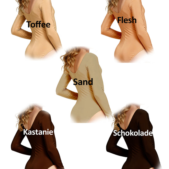 Trikot, Tanztrikot, Tanz Body, Balletttrikot, Turnanzug, Ballettbody, Leotard
für Damen Langarm Marke TKS
Modell: "Blair"