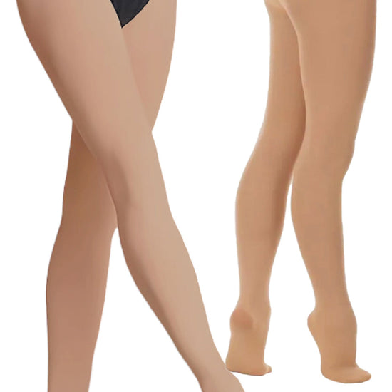 ST01 Kinder Ballettstrumpfhose, Tanz Strumpfhose , Feinstrumpfhose mit Fuss Moveworld