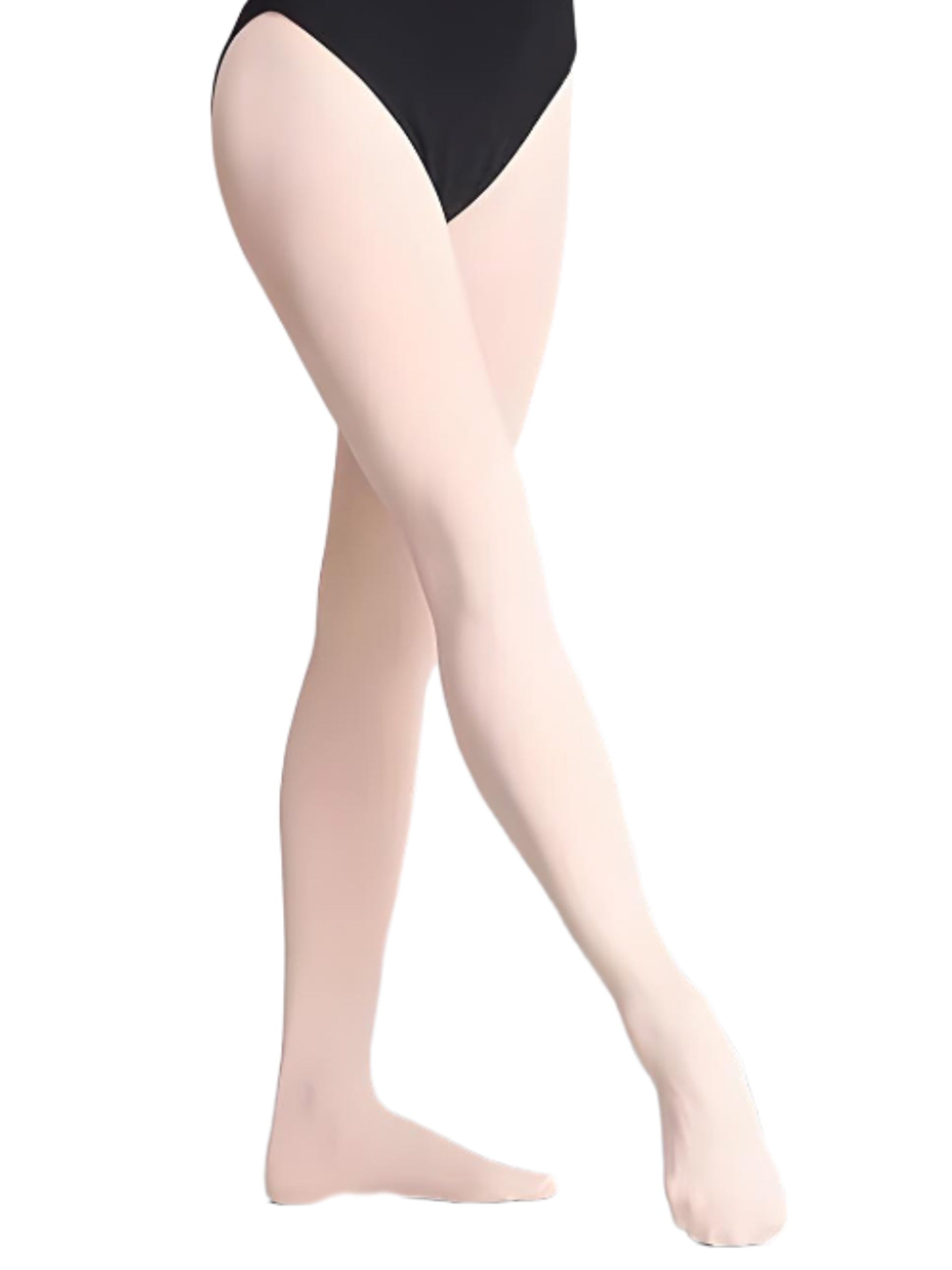 ST01 Kinder Ballettstrumpfhose, Tanz Strumpfhose, Feinstrumpfhose mit Fuss Moveworld