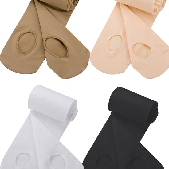 ST02 Mädchen, Damen Ballettstrumpfhose, Strumpfhose mit Ballenloch Moveworld