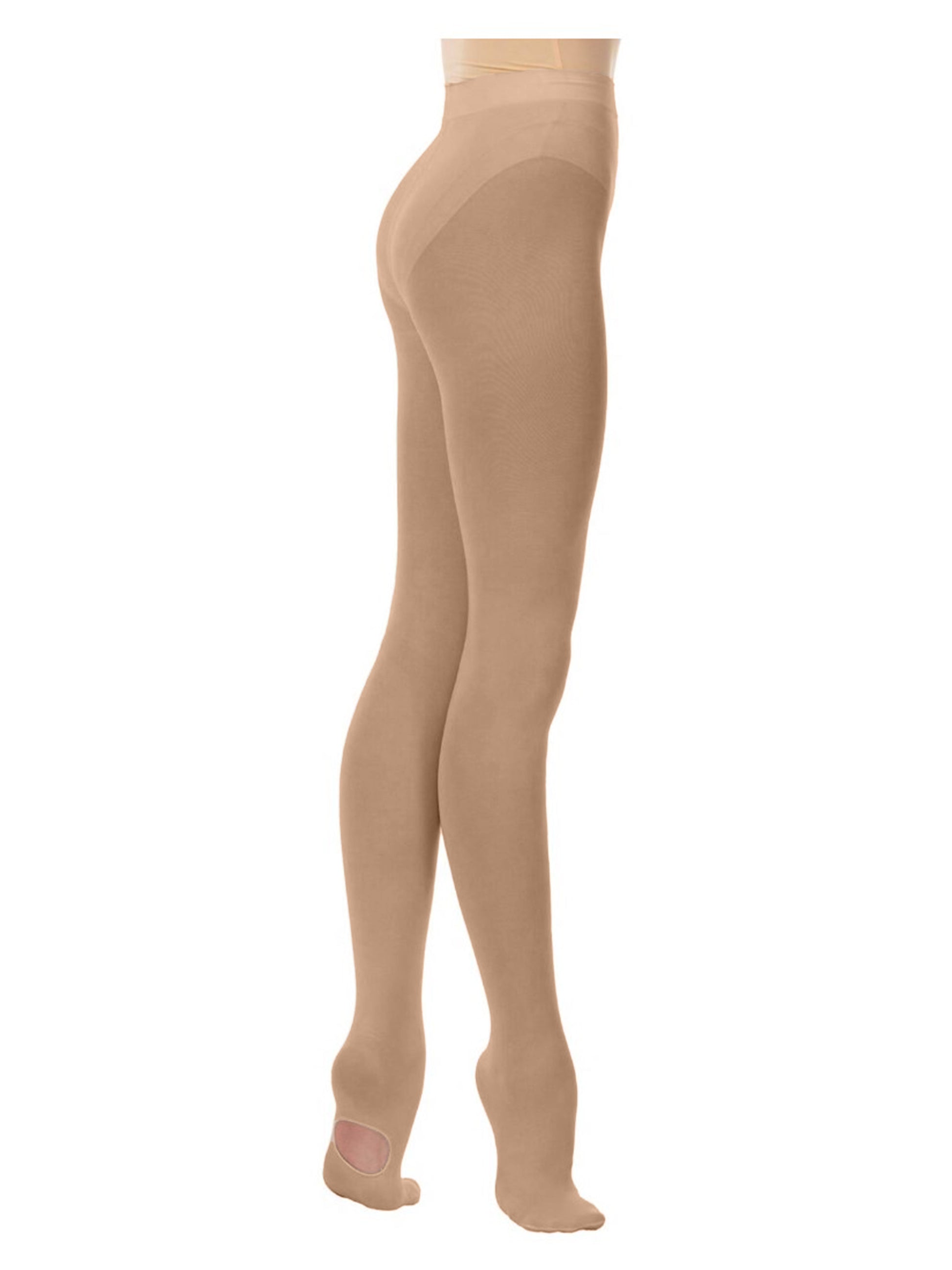 ST02 Mädchen, Damen Ballettstrumpfhose, Strumpfhose mit Ballenloch Moveworld