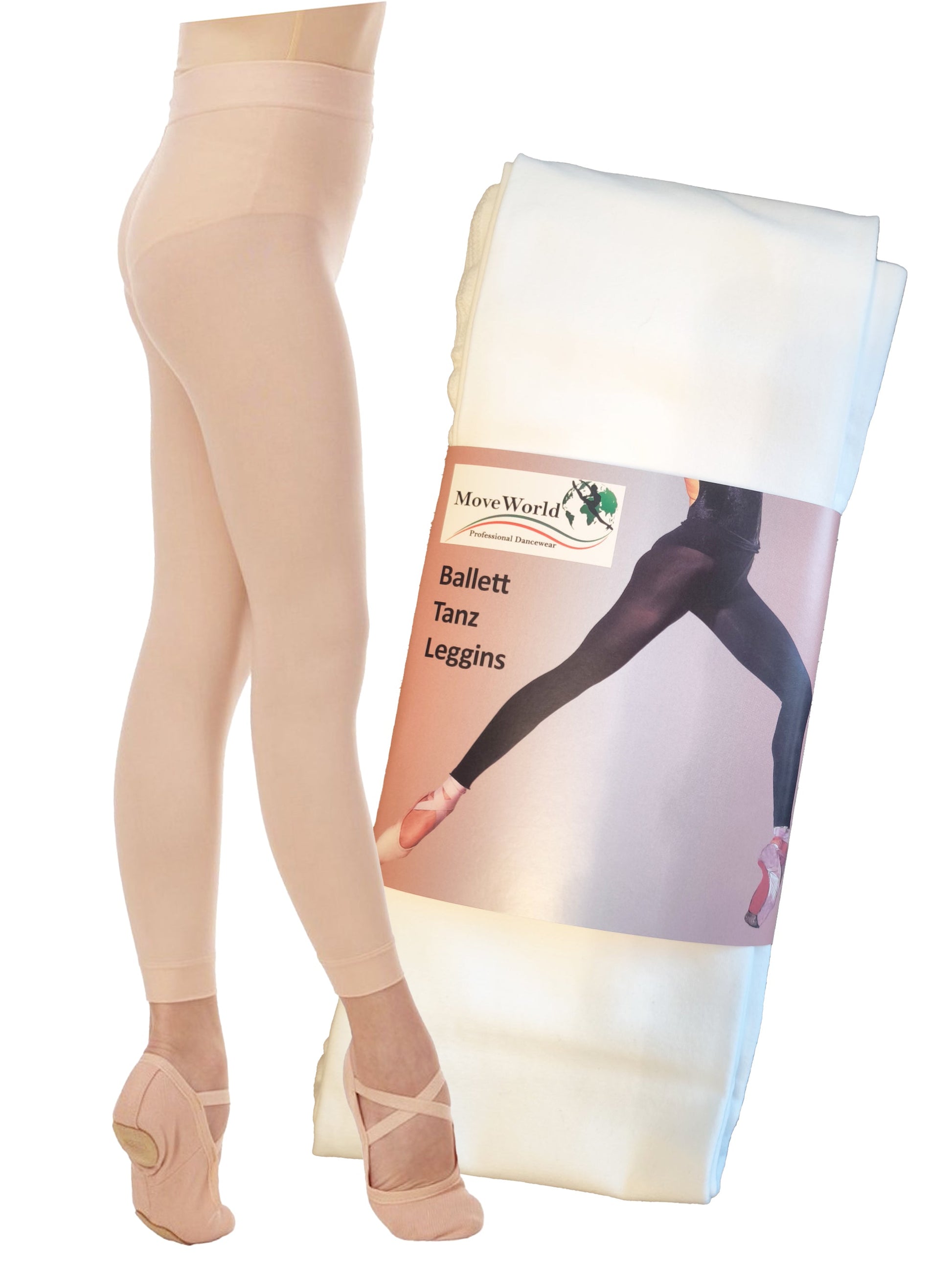 Ballettstrumpfhose ohne Fuß, Leggins, Strumpfhose ohne Fuss ST04 Moveworld