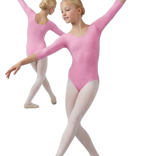 Trikot, Tanztrikot, Tanz Body, Balletttrikot, Turnanzug, Ballettbody, Leotard
für Mädchen 3/4-Arm Marke TKS
Modell: "Betti"