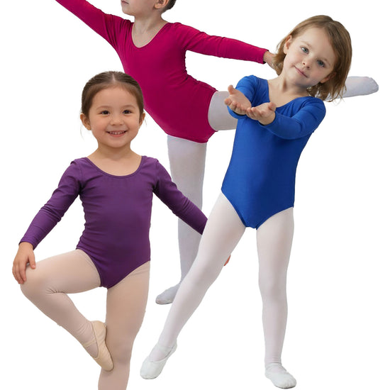 Trikot, Tanztrikot, Tanz Body, Balletttrikot, Turnanzug, Ballettbody, Leotard
für Kleinkinder Langarm Marke TKS
Modell: "Betti"