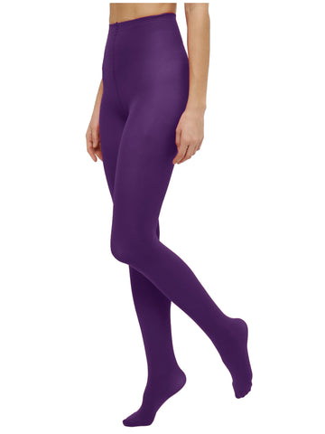 Damen Ballettstrumpfhose, Strumpfhose mit Fuß, Tanzstrumpfhose, Yoga, Fitness, 180D, Moveworld