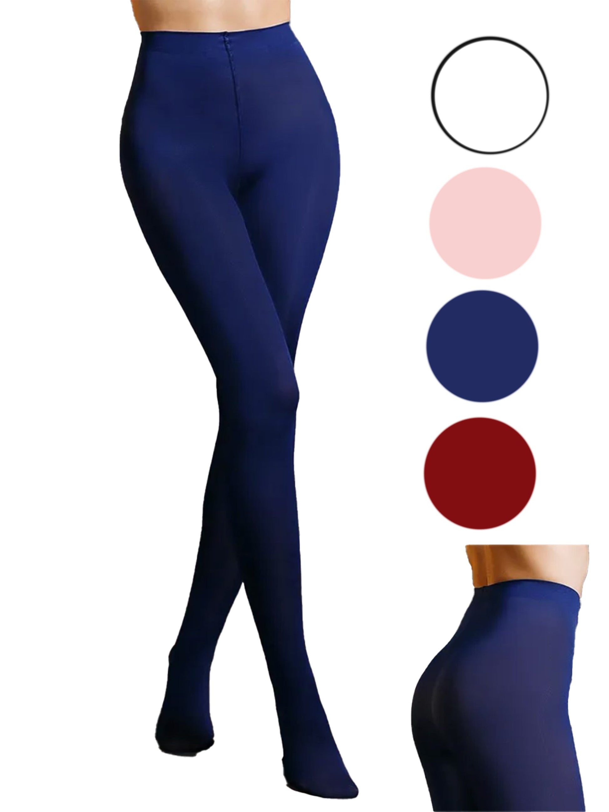 Damen Ballettstrumpfhose, Strumpfhose mit Fuß, Tanzstrumpfhose, Yoga, Fitness, 180D, Moveworld