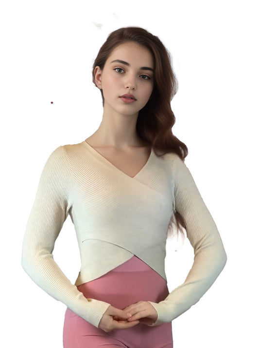 Damen Cardigan in Wickeloptik mit Struktur von Moveworld