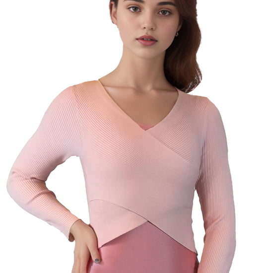 Damen Cardigan in Wickeloptik mit Struktur von Moveworld