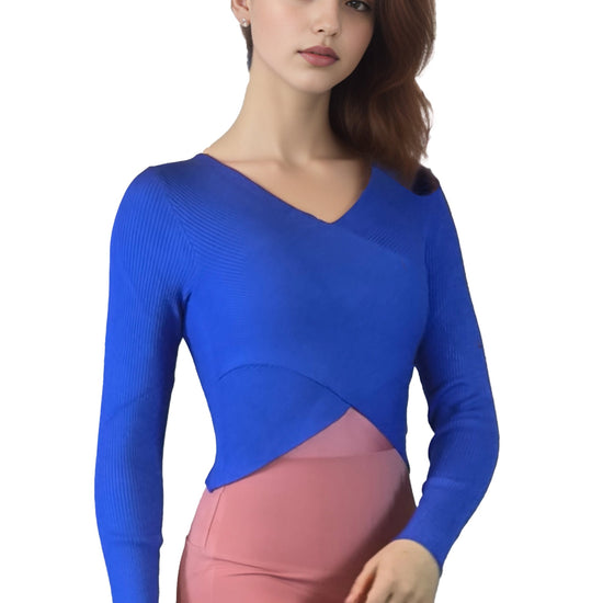 Damen Cardigan in Wickeloptik mit Struktur von Moveworld