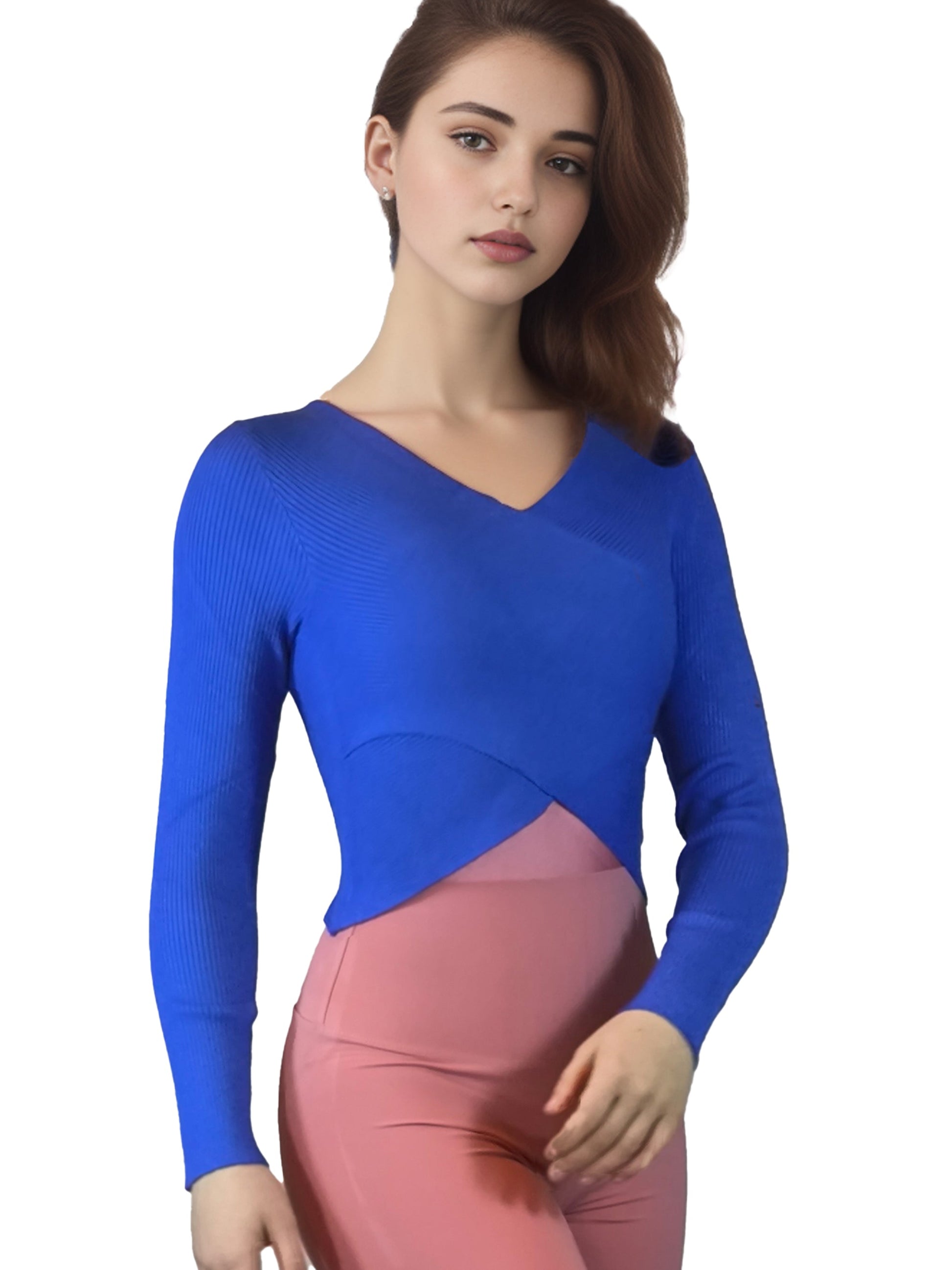 Damen Cardigan in Wickeloptik mit Struktur von Moveworld