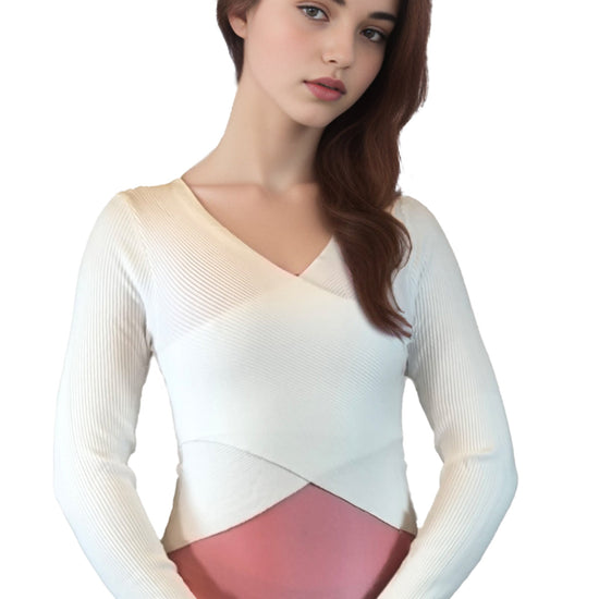 Damen Cardigan in Wickeloptik mit Struktur von Moveworld