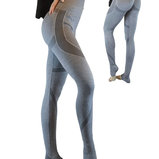 Nahtlose Damen Leggins, Fitnesshose, Yoga Hose Trainingshose lang Push Up mit Raffung hinten von Moveworld