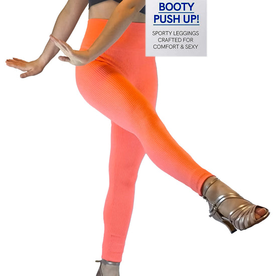 Damen Leggins mit Raffung hinten,Fitness Hose, Tanzhose von Moveworld