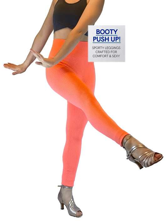 Damen Leggins mit Raffung hinten,Fitness Hose, Tanzhose von Moveworld