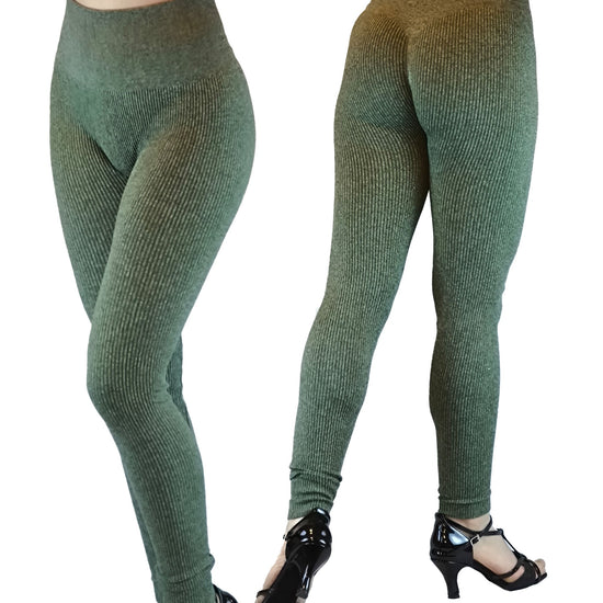 Damen Leggins mit Raffung hinten,Fitness Hose, Tanzhose von Moveworld