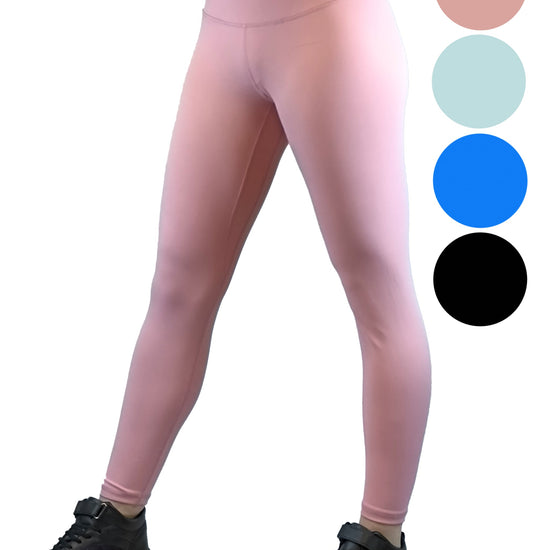 EL020 Damen Leggins, Fitness Hose, Trainingshose Yoga-Hose, hohe Taille, Blickdicht Moveworld