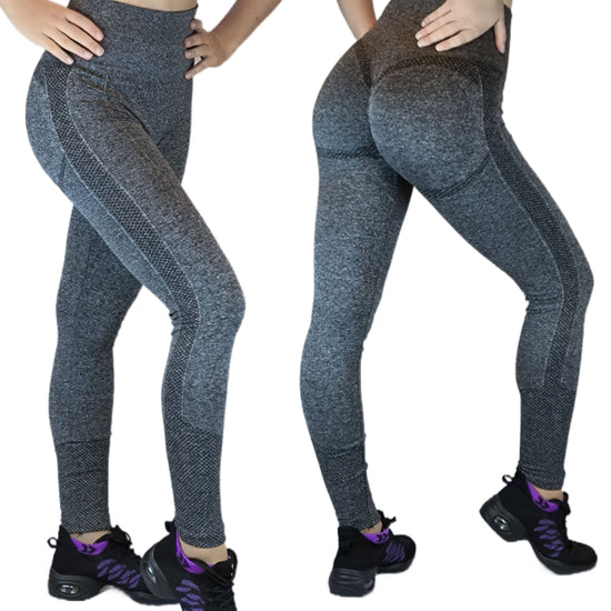 Damen Leggins, Fitnesshose, Yoga Hose, nahtlos blickdicht mit Push Up von Moveworld 