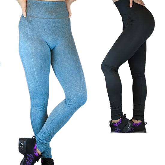 Damen Leggins, Fitnesshose, Yoga Hose, nahtlos blickdicht mit Push Up von Moveworld 