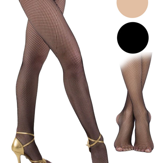 Damen Netzstrumpfhose, Lateintanz Strumpfhose, Feinstrumpfhose Netz Showtanz, Poledance, Moveworld