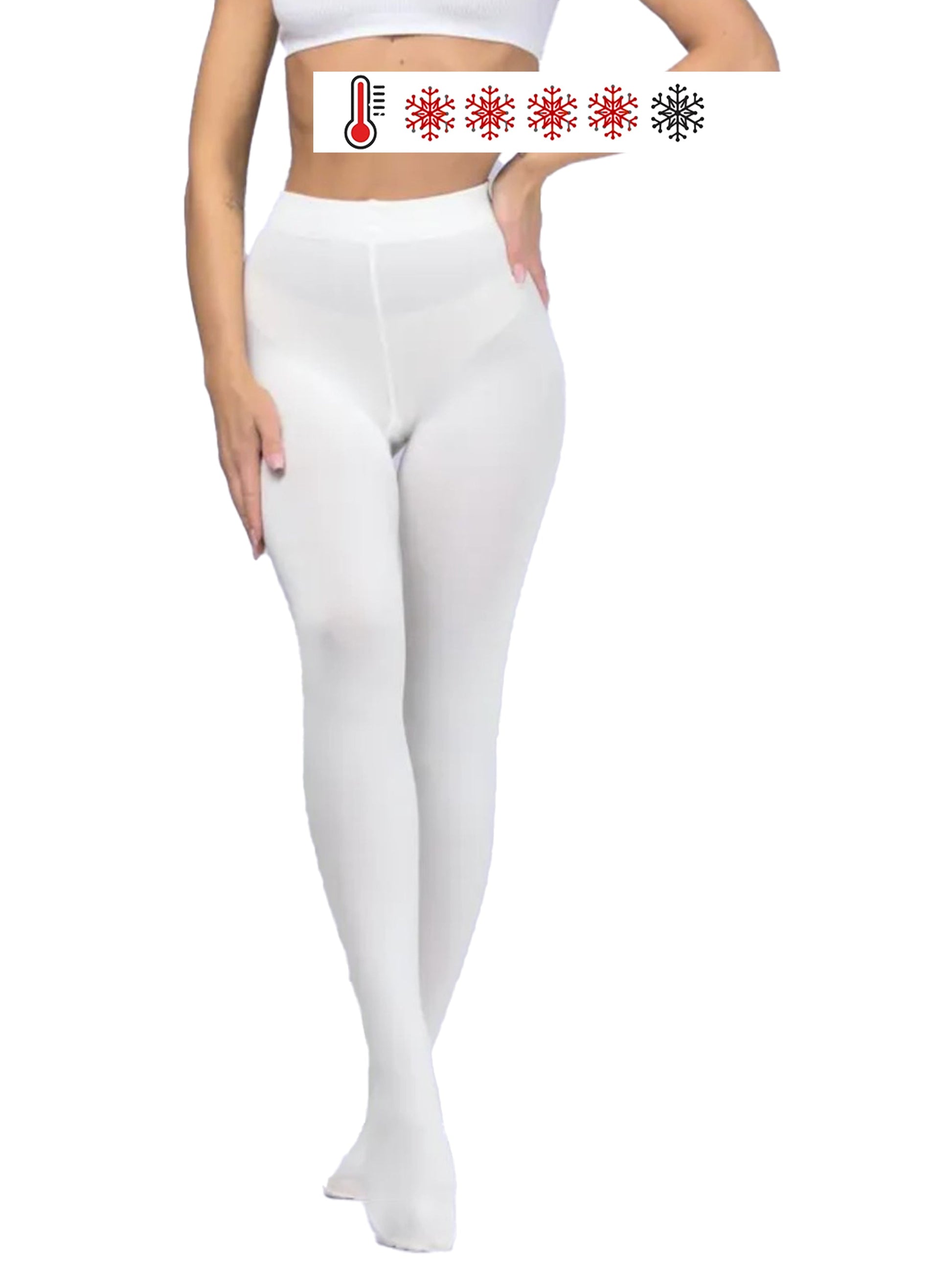 Damen Thermo Fleece Strumpfhose,Eiskunstlauf Strumpfhose, Gardetanz ST06 Moveworld
