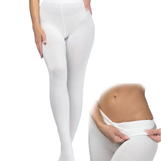 Damen Thermo Fleece Strumpfhose Eiskunstlauf Strumpfhose, Gardetanz   ST06 B0