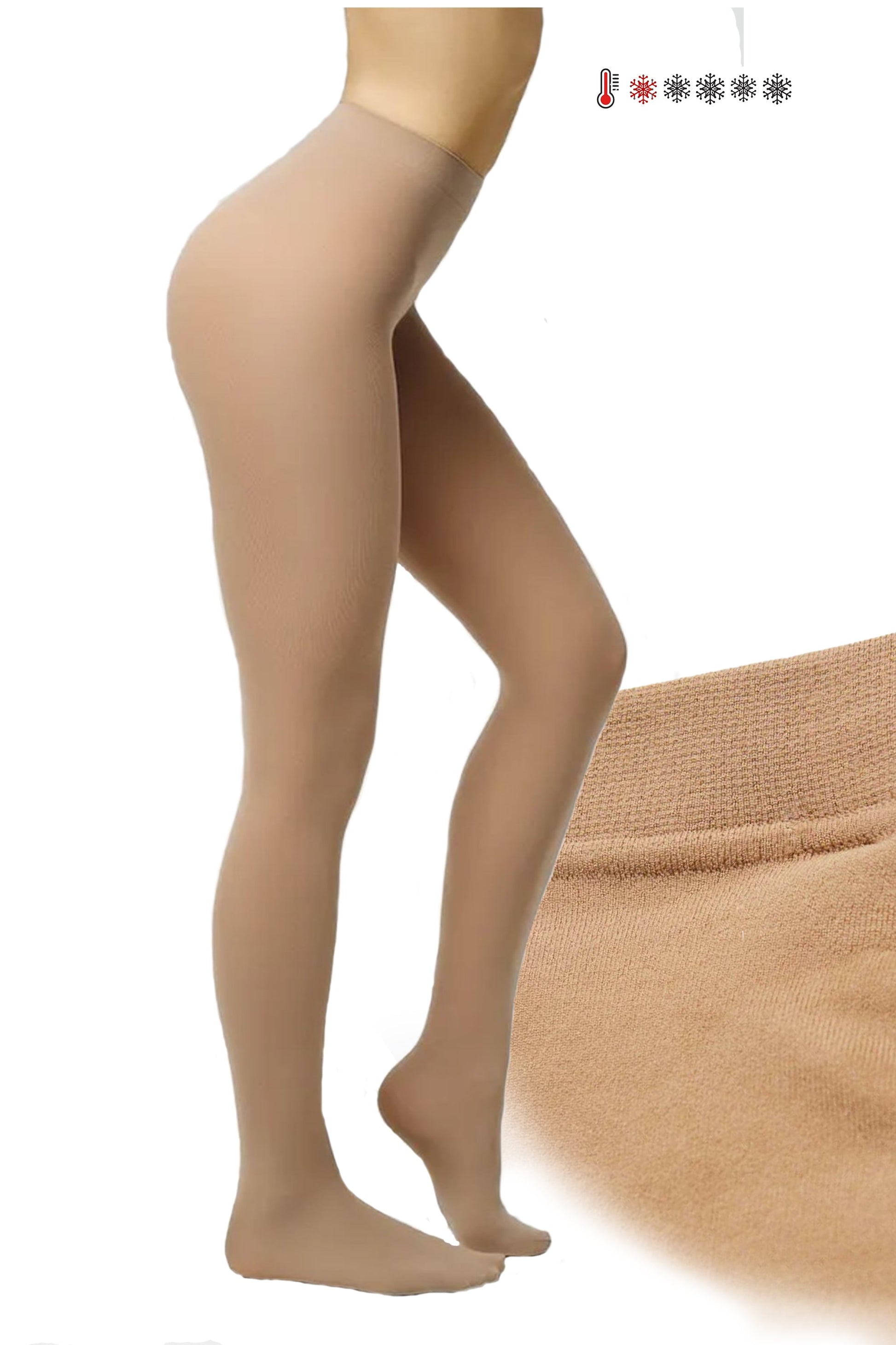 Damen Thermo Strumpfhose 300D, Eiskunstlauf, Gardetanz ST07 Moveworld
