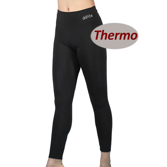 Damen Wärme Leggins  lang mit Aufdruck "Fantastic Dance", Yoga-Hose, Aufwärmhose von Moveworld
