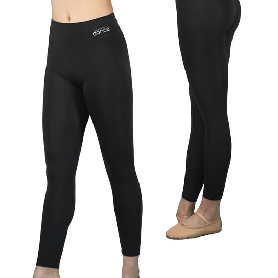 Damen Wärme Leggins  lang mit Aufdruck "Fantastic Dance", Yoga-Hose, Aufwärmhose von Moveworld