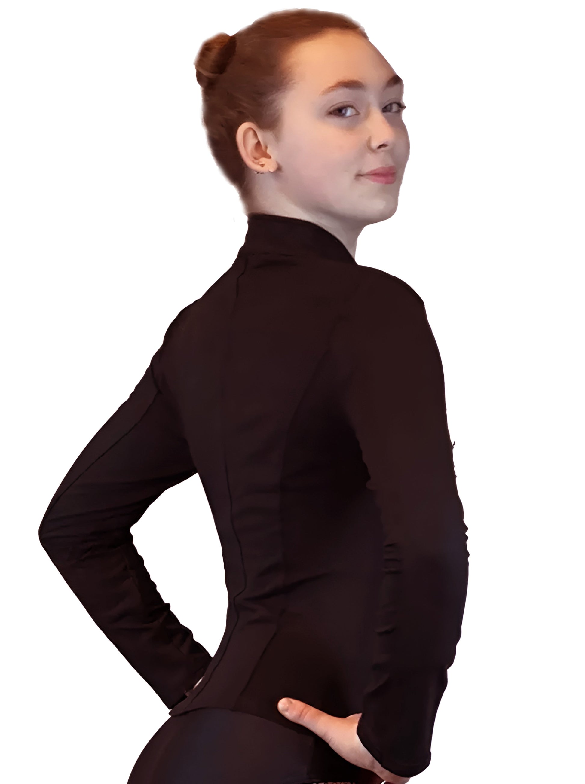Damen Uniformjacke, Zirkus Jacke mit Posamenten in Gold, in den Farben Rot und Schwarz von Moveworld
