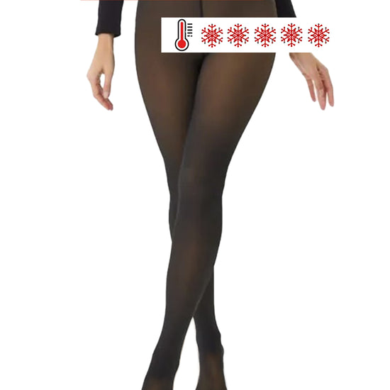 Damen Thermo Fleece Strumpfhose 680D für Eiskunstlauf, Gardetanz, Funkenmariechen ungefütterter Fußbereich Moveworld