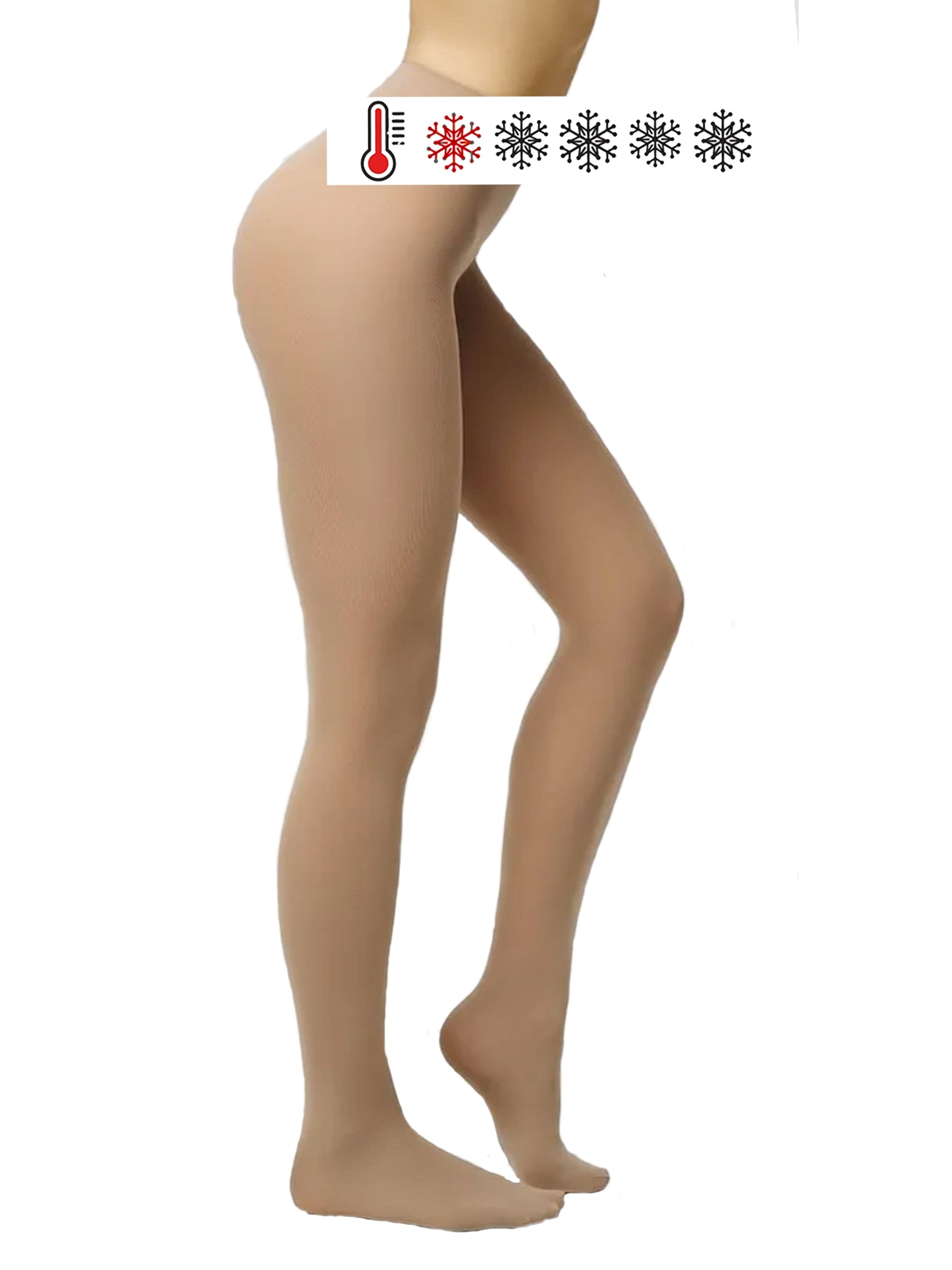Damen Thermo Strumpfhose 300D, Eiskunstlauf, Gardetanz ST07 Moveworld