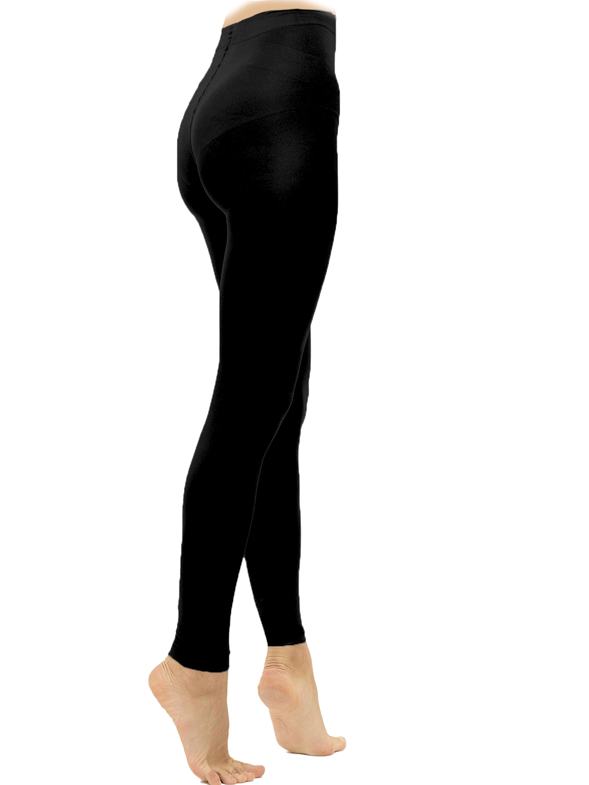 Damen Thermo Fleece Strumpfhose ohne Fuß, Leggins, Eiskunstlauf, Gardetanz Moveworld