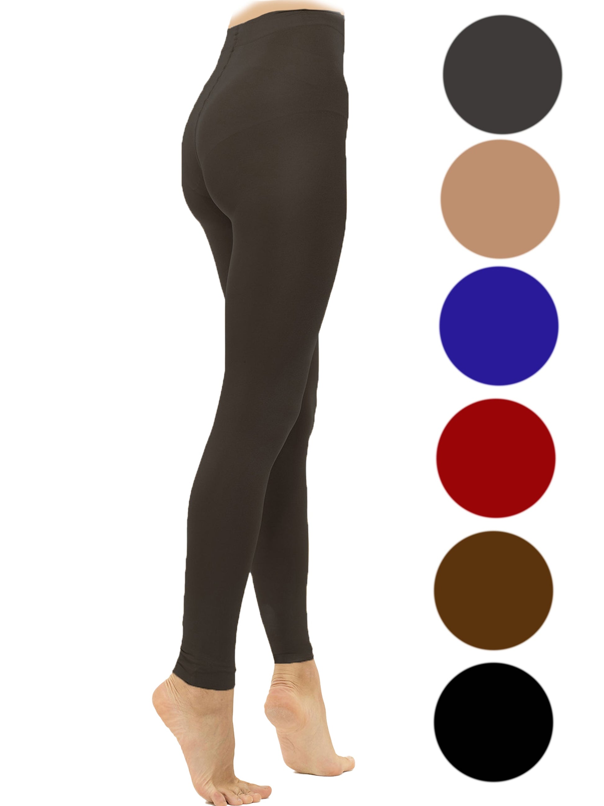 Damen Thermo Fleece Strumpfhose ohne Fuß, Leggins, Eiskunstlauf, Gardetanz Moveworld