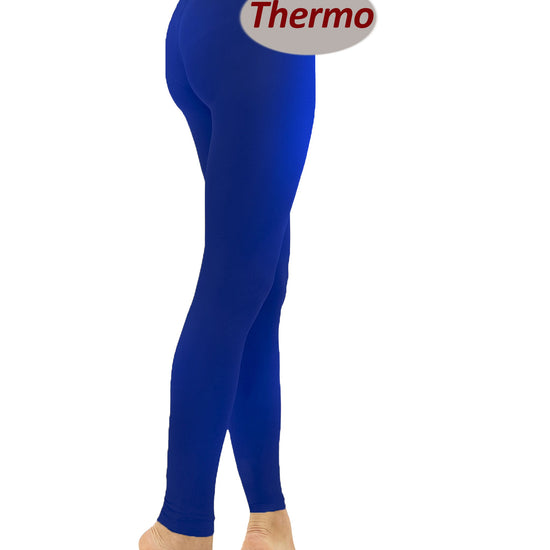 ST08 Damen Thermo Fleece Leggins 380D lang in 6 Farben Moveworld