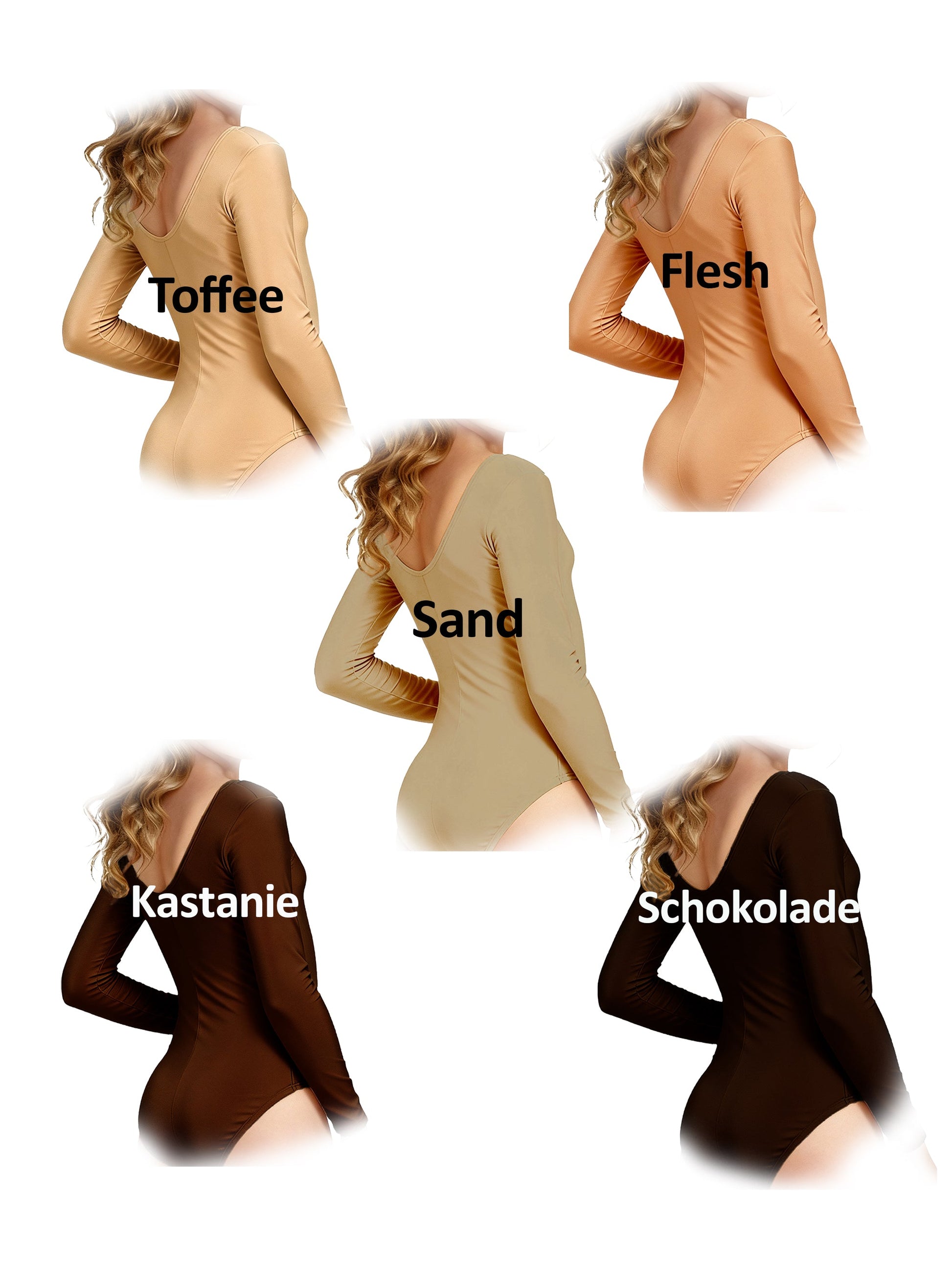 Trikot, Tanztrikot, Tanz Body, Balletttrikot, Turnanzug, Ballettbody, Leotard
für Mädchen Langarm Marke TKS
Modell: "Blair"