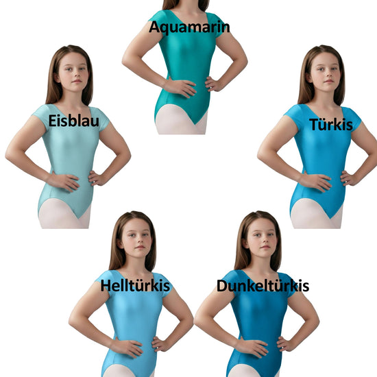 Trikot, Tanztrikot, Tanz Body, Balletttrikot, Turnanzug, Ballettbody, Leotard
für Mädchen Flügelarm Marke TKS
Modell: "Blair"