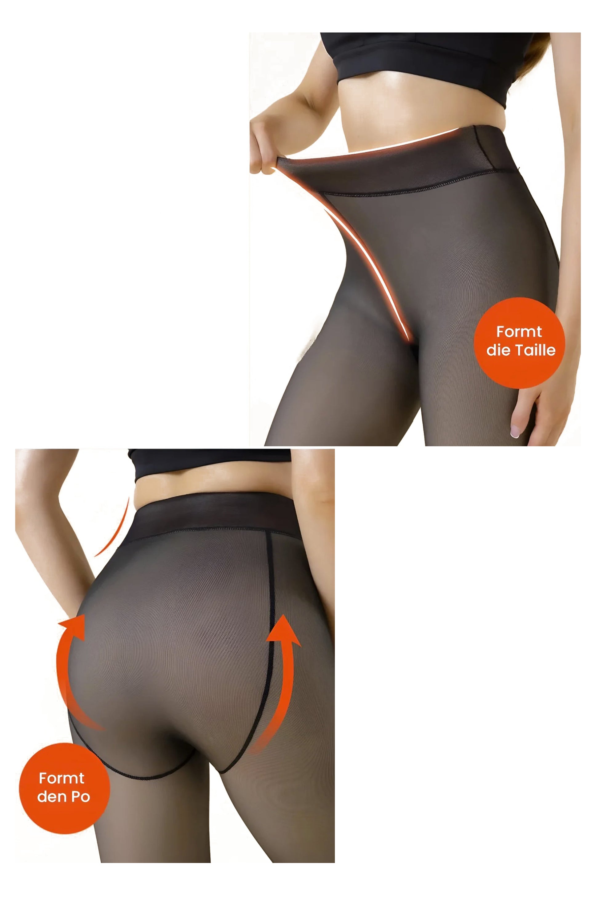 Damen Thermo Fleece Strumpfhose, Eiskunstlauf, Gardetanz,gefütterter Fußbereich Moveworld