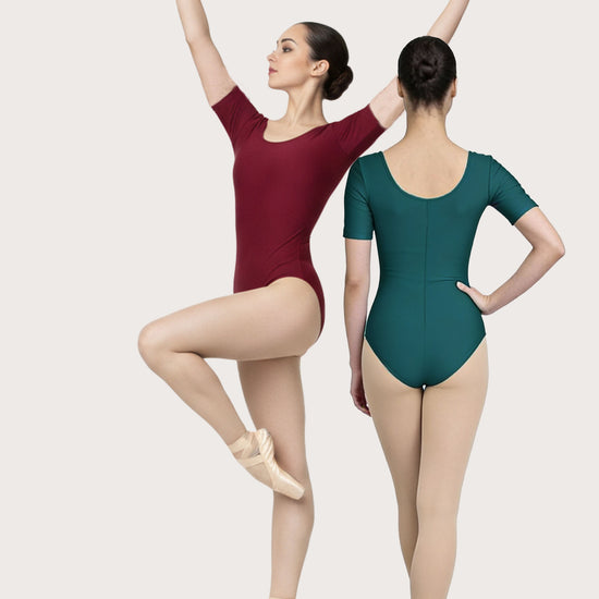 Trikot, Tanztrikot, Tanz Body, Balletttrikot, Turnanzug, Ballettbody, Leotard
für Damen Kurzarm Marke TKS
Modell: "Blair"