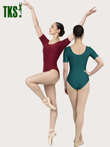 Trikot, Tanztrikot, Tanz Body, Balletttrikot, Turnanzug, Ballettbody, Leotard
für Damen Kurzarm Marke TKS
Modell: "Blair"
