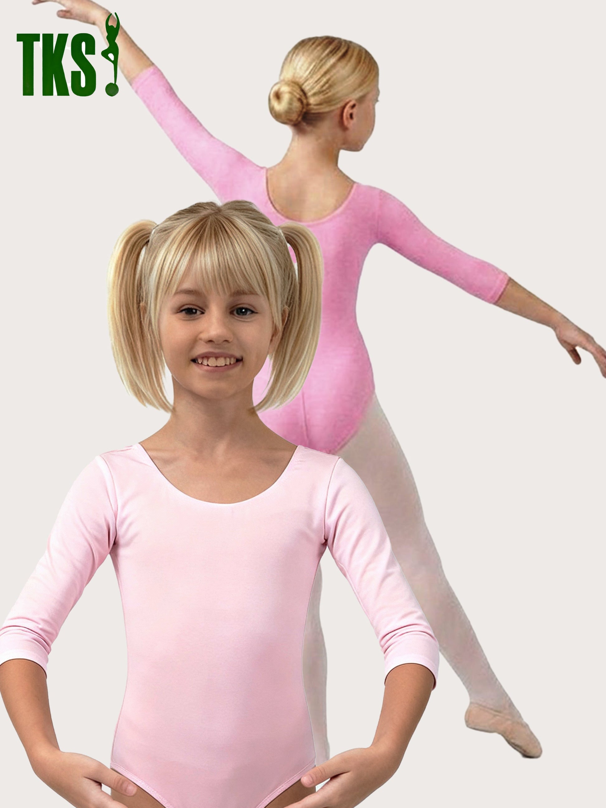 Trikot, Tanztrikot, Tanz Body, Balletttrikot, Turnanzug, Ballettbody, Leotard
für Mädchen 3/4-Arm Marke TKS
Modell: "Betti"