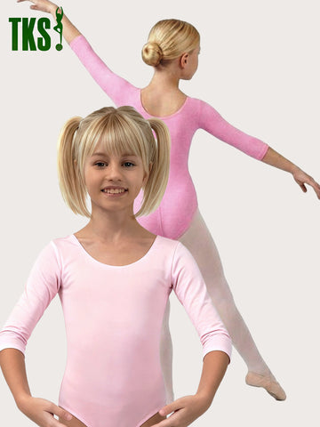 Trikot, Tanztrikot, Tanz Body, Balletttrikot, Turnanzug, Ballettbody, Leotard
für Mädchen 3/4-Arm Marke TKS
Modell: "Betti"