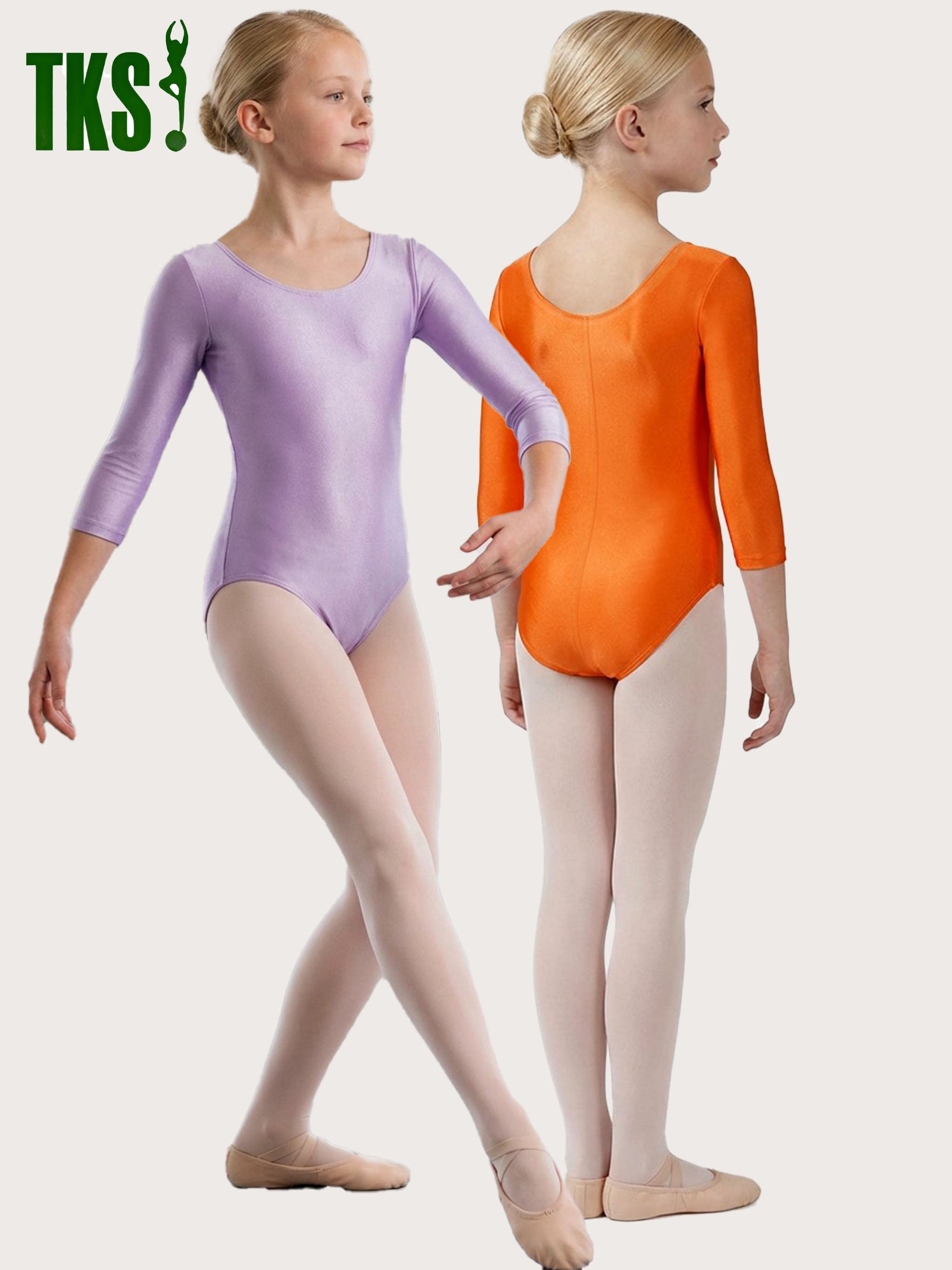 Trikot, Tanztrikot, Tanz Body, Balletttrikot, Turnanzug, Ballettbody, Leotard
für Mädchen 3/4-Arm Marke TKS
Modell: "Blair"
