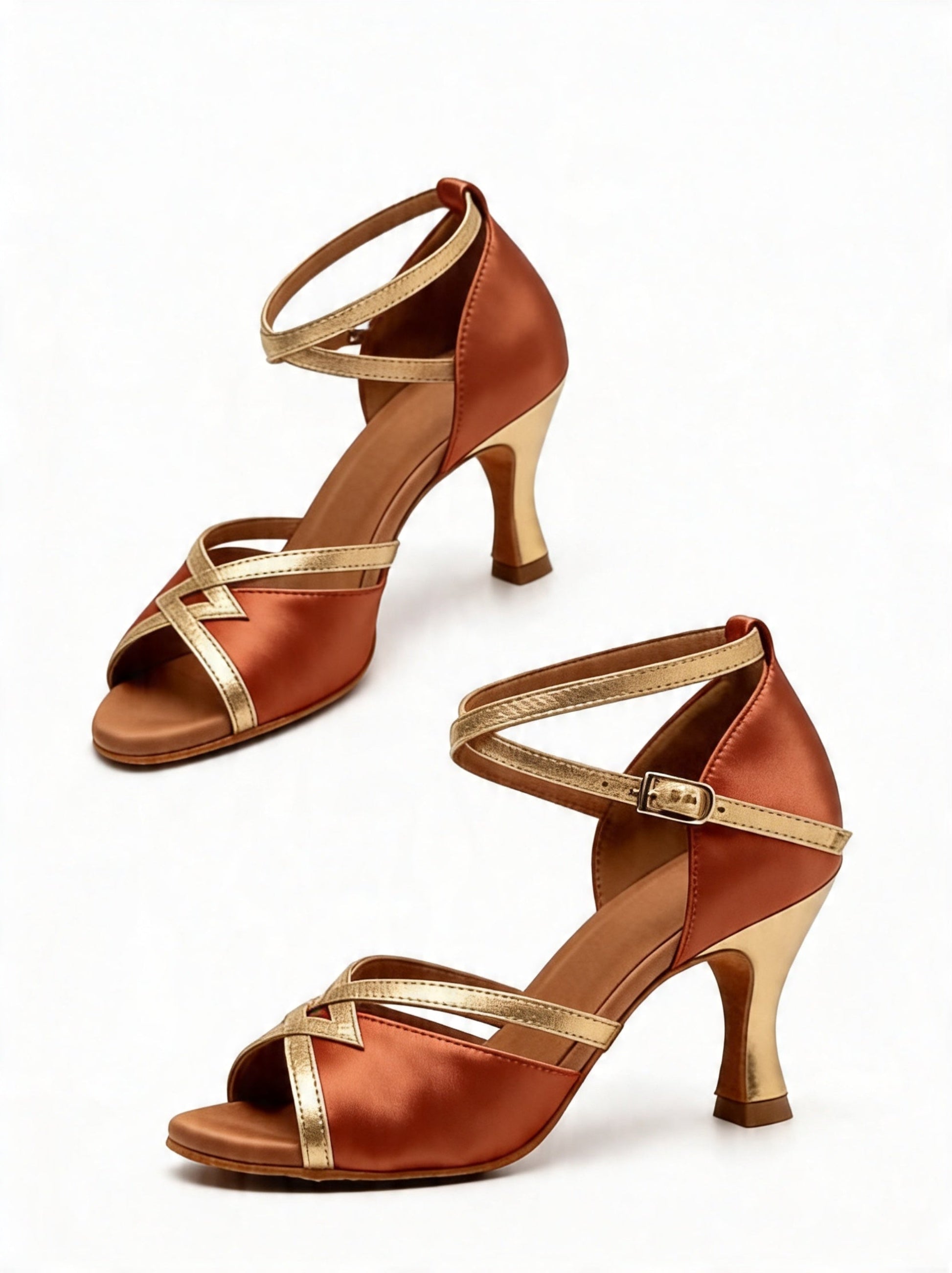 "Vitória" Elegante Tanzschuhe für Latein, Salsa & Bachata- 7 cm Absatz Moveworld