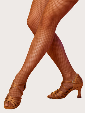 "Maceió" Bronzefarbene Latein‑Tanzschuhe | Satin Bronze Moveworld