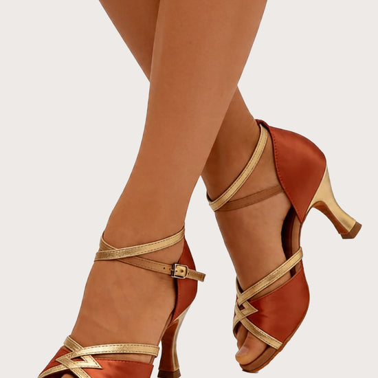 "Vitória" Elegante Tanzschuhe für Latein, Salsa & Bachata- 7 cm Absatz Moveworld