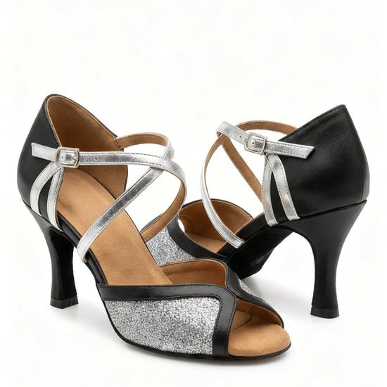Lateintanzschuhe Salsaschuhe, 7 cm Absatz Moveworld