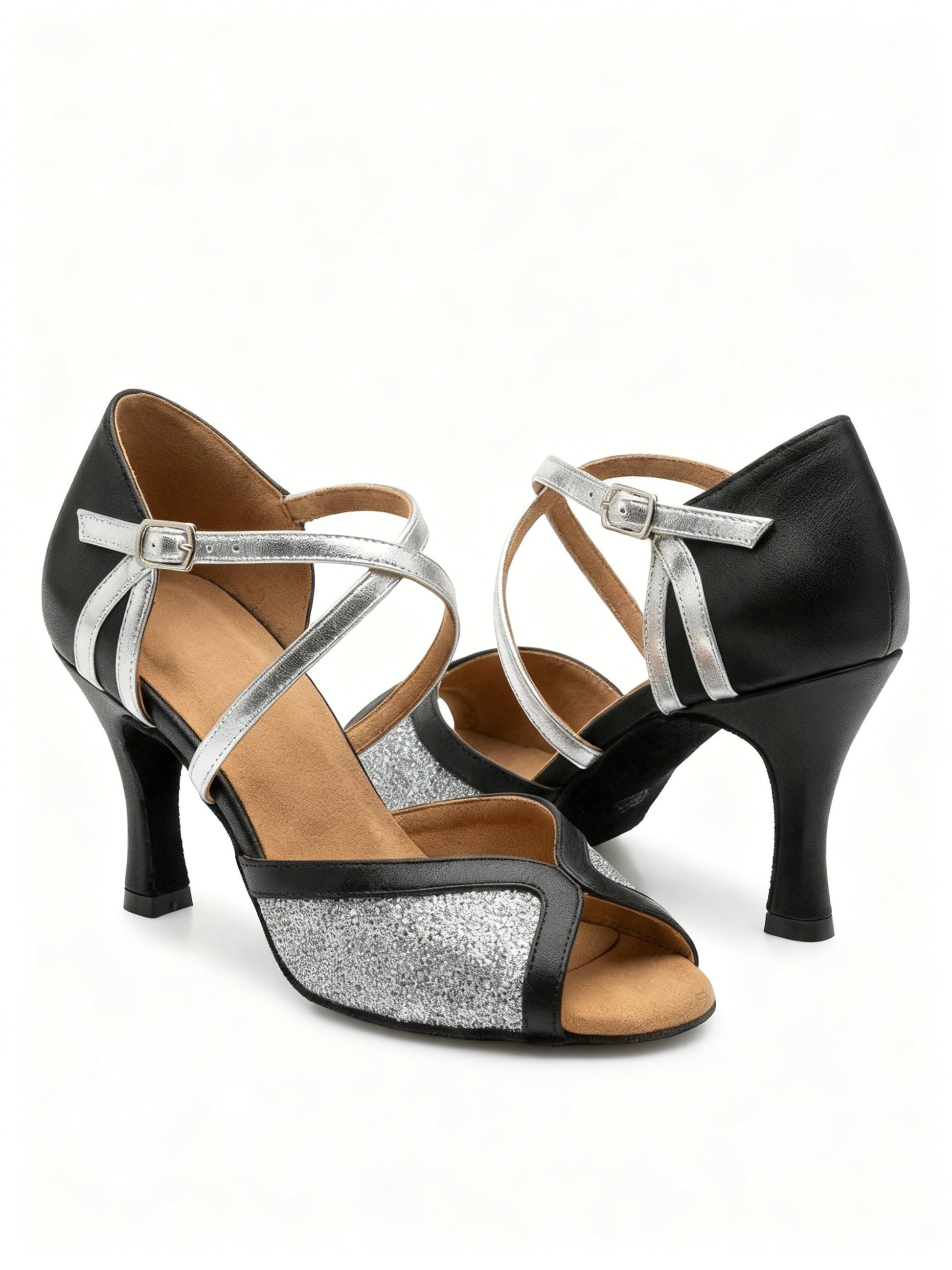 Lateintanzschuhe Salsaschuhe, 7 cm Absatz Moveworld