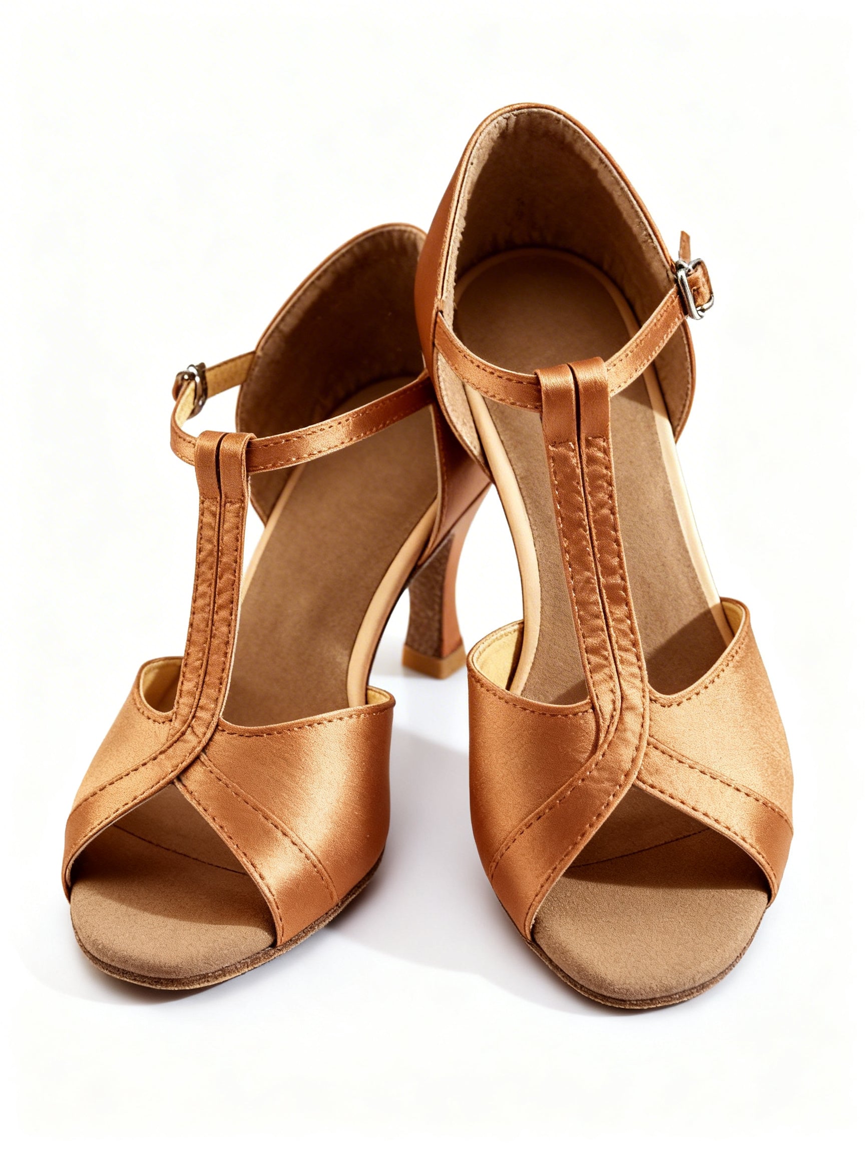 "Havana" Elegante T-Riemchen-Schuhe für Latein, Salsa & Bachata- 7 cm Absatz Moveworld